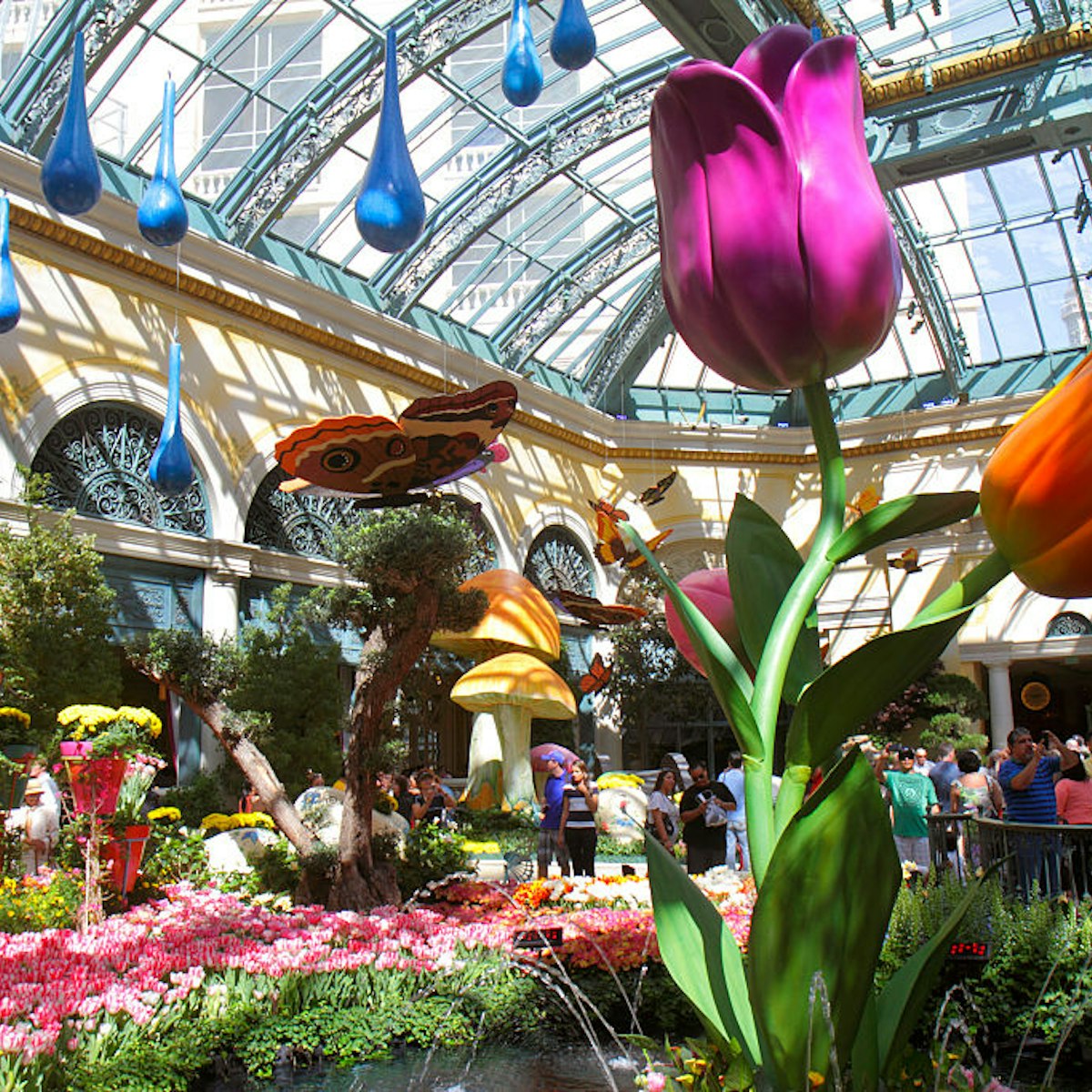 Conservatory & Botanical Gardens at the Bellagio. (Photo by: Jeffrey Greenberg/Universal Images Group via Getty Images)
630060396
South Las Vegas Boulevard, Conservatory & Botanical Gardens, giant tulips