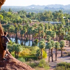 Guy looking the view from hole in the rock in Phoenix Arizona
971791580