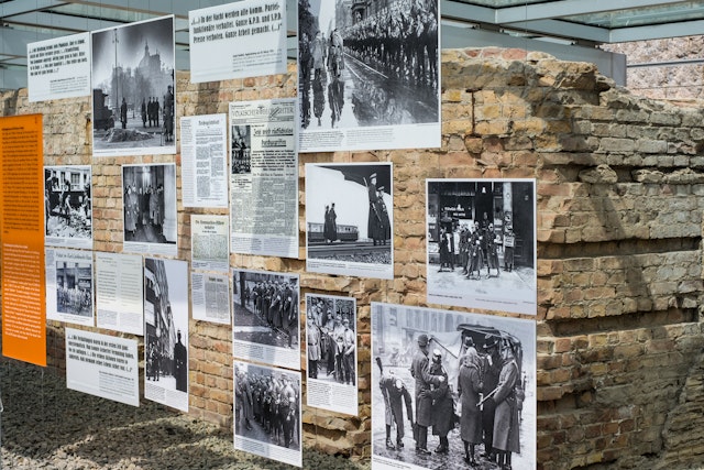 Pictures from the second world war at the Topography of Terror