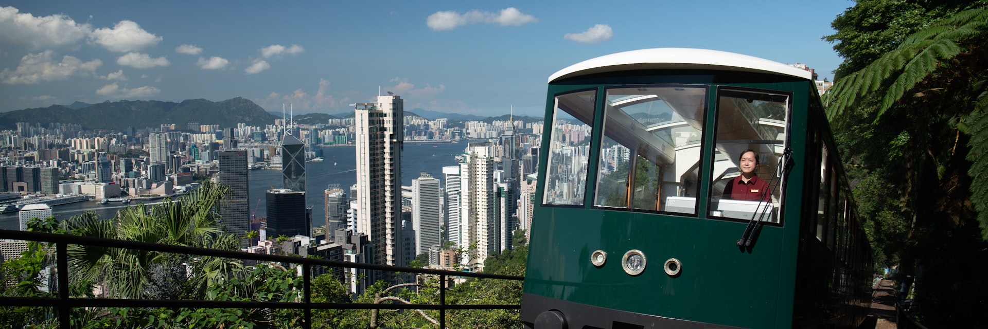 Peak Tram
Hong Kong's Peak Tram going up an incline