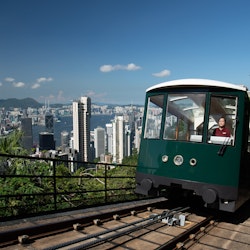 Peak Tram
Hong Kong's Peak Tram going up an incline
