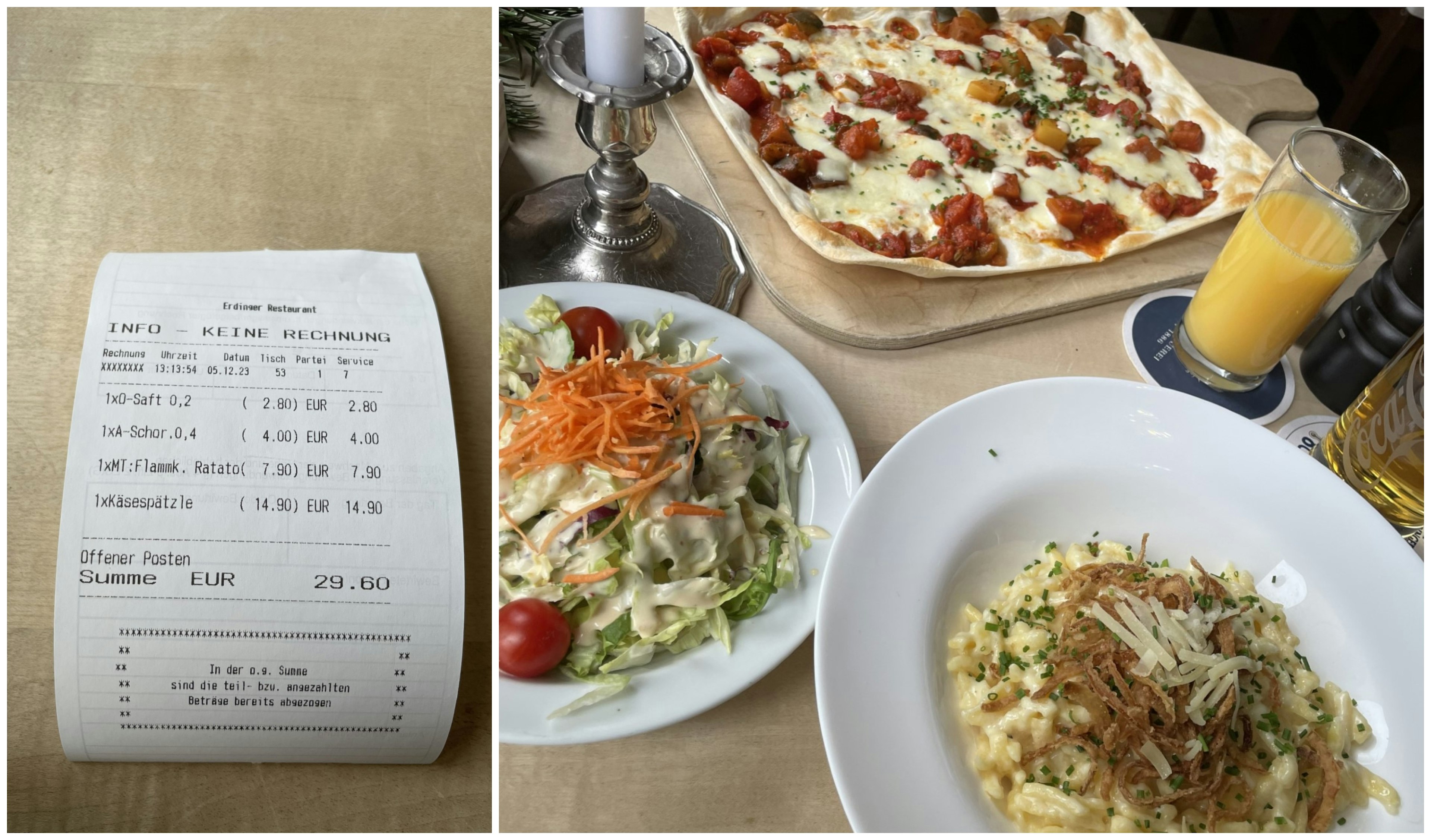 Cheesy noodles lunch dish