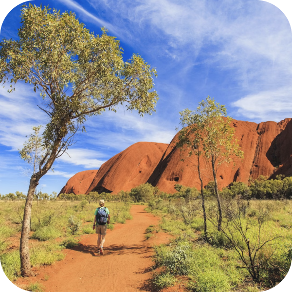 Hiker in the Northern Territory