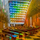 San Salvador, El Salvador - May 21, 2019: Interior of the Iglesia El Rosario in San Salvador, The church designed by sculptor Ruben Martinez and completed in 1971; Shutterstock ID 1450375451; full: 65050; gl: Lonely Planet Online Editorial; netsuite: Things know about El Salvador; your: Brian Healy
1450375451
