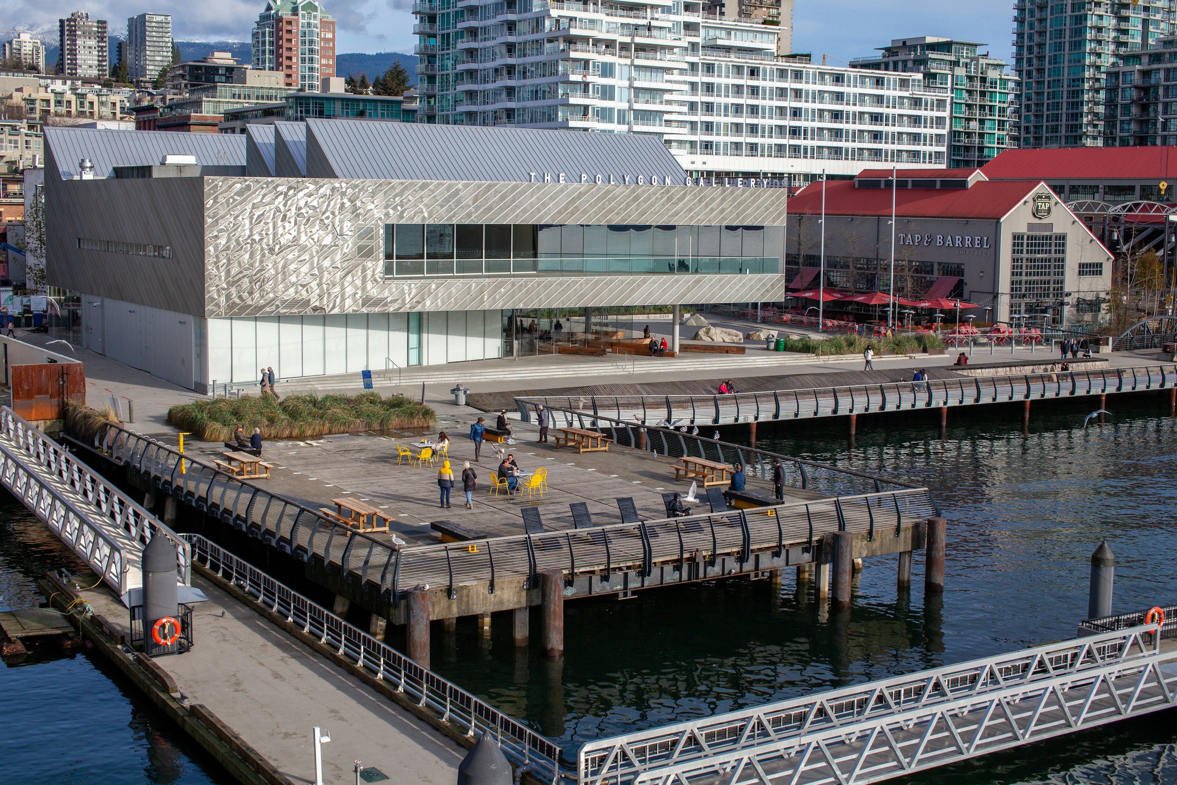 Lower Lonsdale and the Quay, North Vancouver, British Columbia, Canada