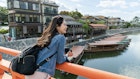 leisure asian Japanese female visitor looking into distance at nice riverscape while leaning on red railing of uji bridge over uji river on a sunny day trip in Kyoto japan; Shutterstock ID 2256025881; full: 65050; gl: Lonely Planet Online Editorial; netsuite: Best day trips from Kyoto; your: Brian Healy
2256025881
asia, asian, beautiful, boat, bridge, cheerful, chinese, copyspace, day, enjoying, female, house, japan, japanese, kansai, korean, kyoto, landscape, lean, local, nature, orange, osaka, outdoors, person, railing, red, relaxing, river, scenery, smiling, sunny, taiwanese, tourism, tourist, travel, trip, uji, uji shi, uji station, uji-bashi, vermillion, view, water, woman