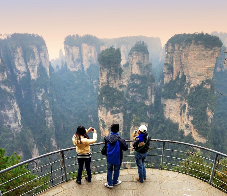 ZHANGJIAJIE, CHINA - January 23,2015 Traveler taking photo at view point on Zhangjiajie national park, Hunan province, China.; Shutterstock ID 248508958; full: 65050; gl: Lonely Planet Online Editorial; netsuite: 14 best places in China; your: Brian Healy
248508958
asia, asian, avatar, background, beautiful, china, cliff, famous, forest, green, high, hunan, landmarks, landscape, mountain, national, natural, nature, outdoor, pandora, park, range, rock, sandstone, scenery, scenic, stone, tourism, tourist, travel, traveler, unesco, unique, wonder, wulingyuan, zhangjiajie