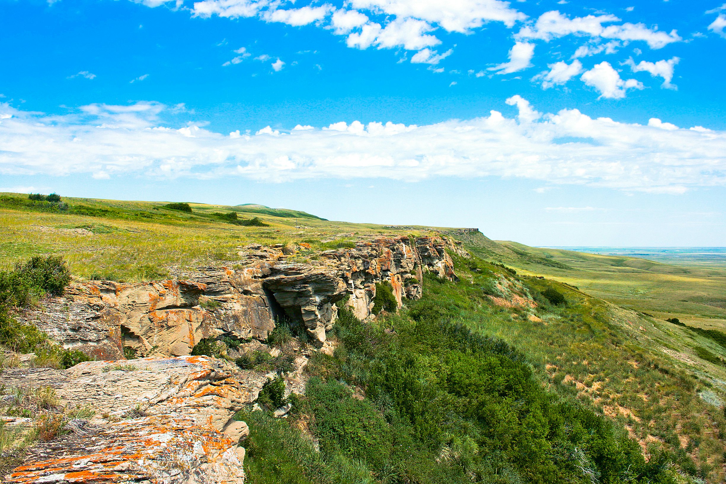 Canadian Prairie at Head-Smashed-In Buffalo Jump world heritage site in Southern Alberta, Canada; Shutterstock ID 97797887; full: 65050; gl: 65050; netsuite: poi; your: Barbara Di Castro
97797887