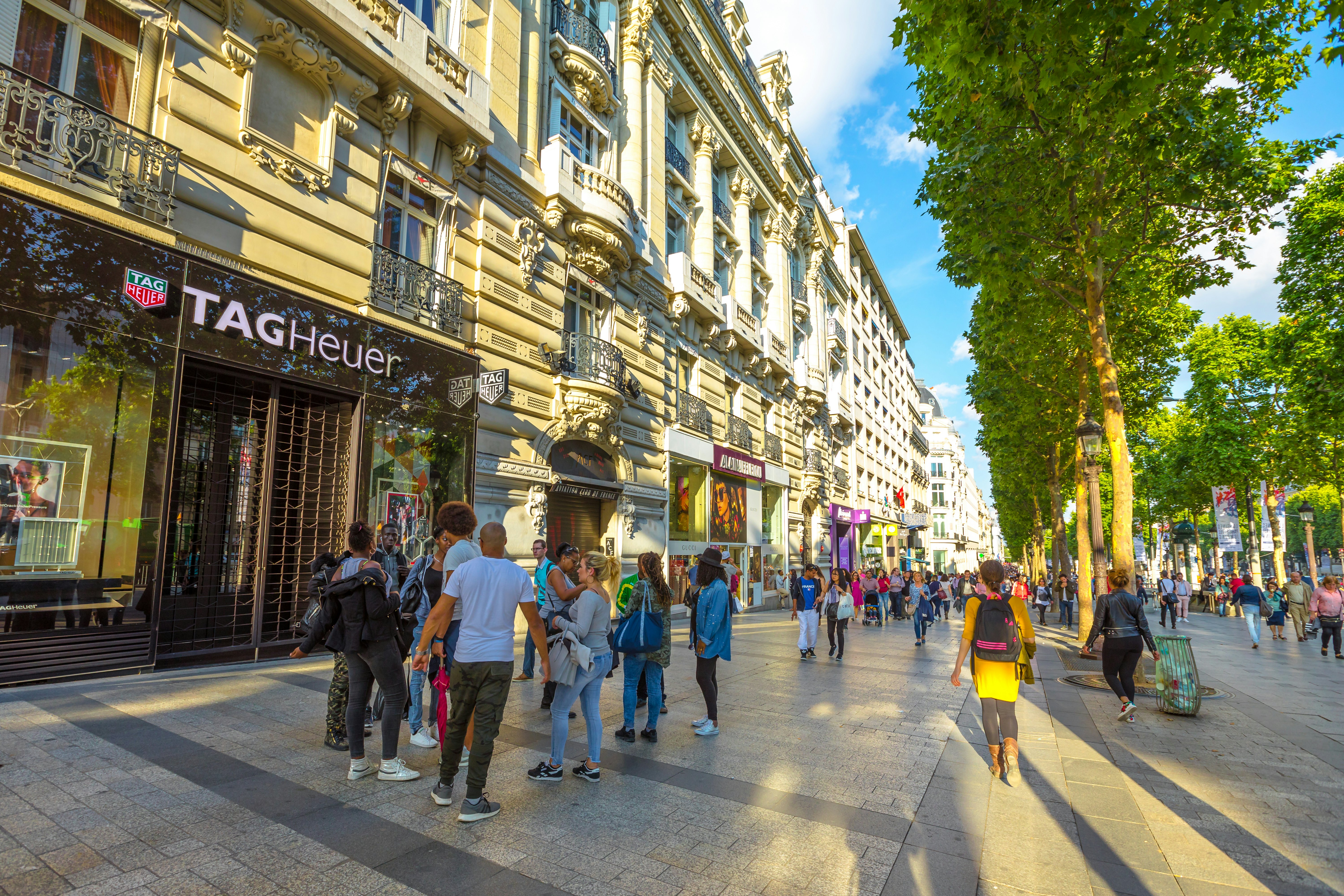July 2, 2017: pedestrians on the Champs Elysees, which is known for luxury brands.
1139880314
arc, arc de triomphe, arch, arch of triumph, architecture, attraction, avenue, brands, building, capital, champs, champs elysees, champs-elysees, charles, city, cityscape, concorde, day, elysees, europe, european, famous, france, french, gaulle, landmark, luxury, paris, parisian, place, place charles de gaulle, place de la concorde, popular, road, scene, shopping, sidewalk, street, summer, tourism, tourists, town, travel, triomphe, triumph, triumphal, urban, walking