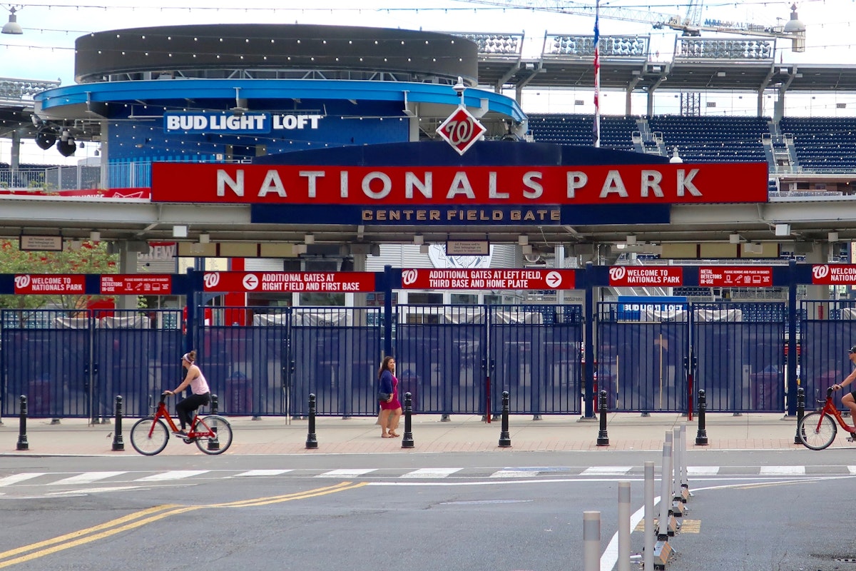 APRIL 21, 2019: Center field gate at the Nationals Park in Washington D.C.  
1376438810
baseball, editorial, entrance, event, field gate, nationals park, nats, professional, washington dc