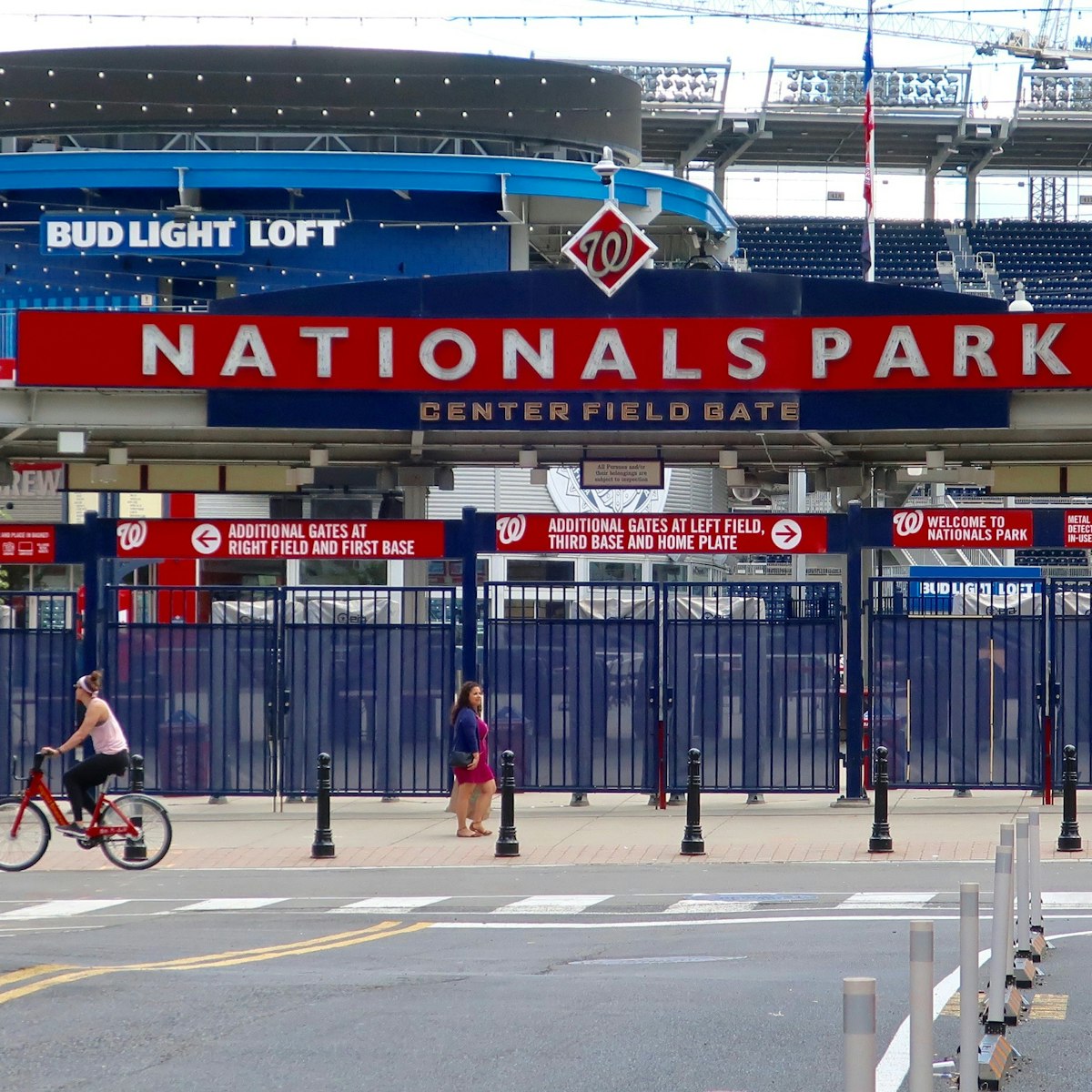APRIL 21, 2019: Center field gate at the Nationals Park in Washington D.C.  
1376438810
baseball, editorial, entrance, event, field gate, nationals park, nats, professional, washington dc
