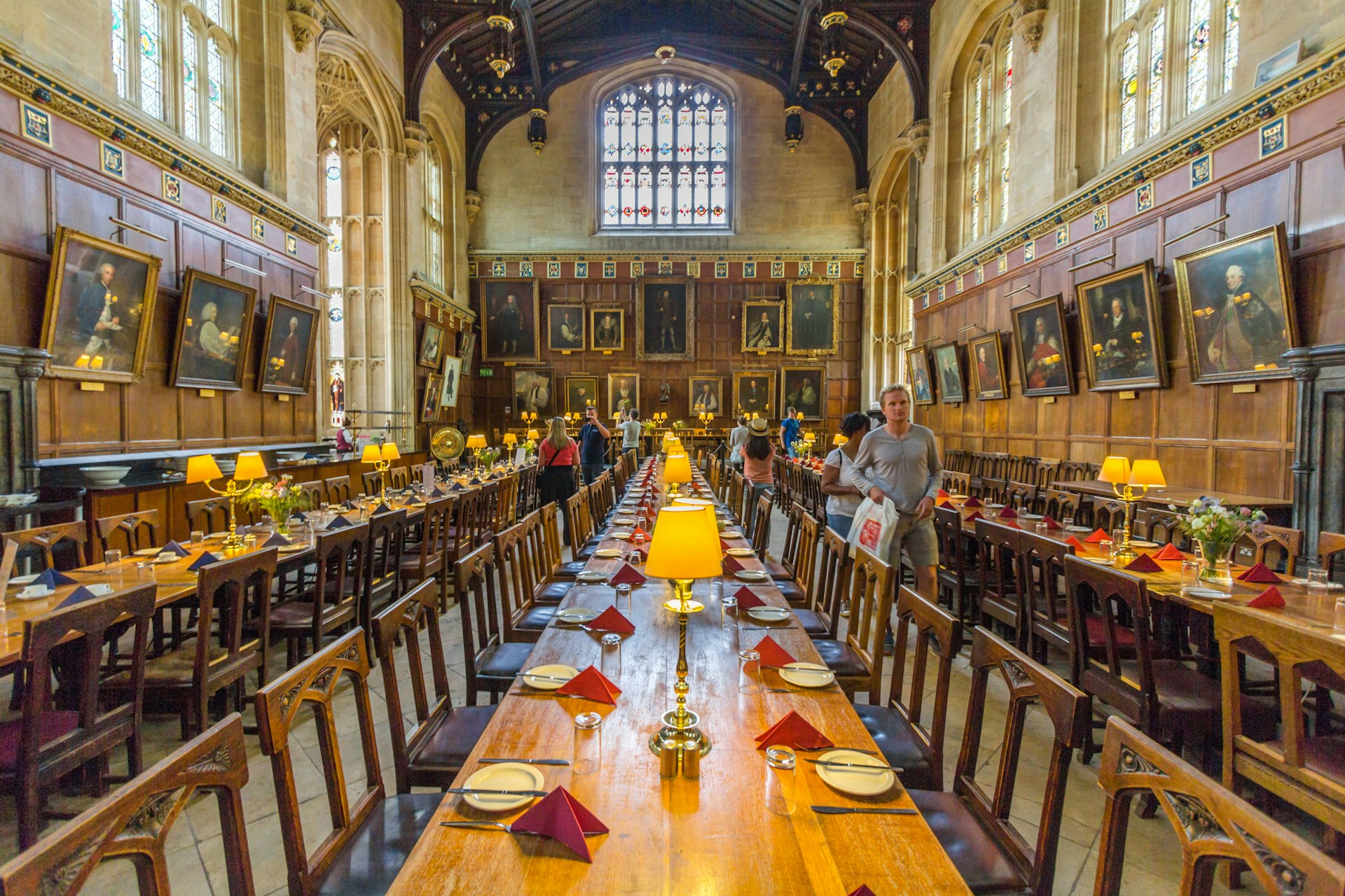 The great hall of Christ Church, University of Oxford, Oxford, England, United Kingdom
