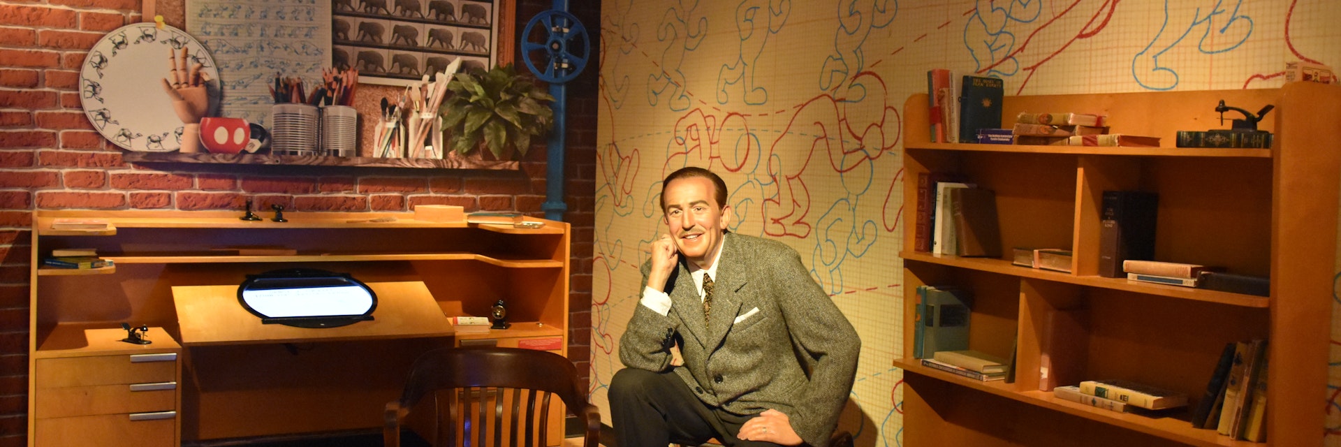 ORLANDO, FL – NOV 24: Walt Disney at Madame Tussauds Wax Museum in Orlando, Florida, on Nov 24, 2019. It displays waxworks of historical figures, film and TV characters and sports personalities.; Shutterstock ID 1734020693; full: 65050; gl: Online editorial; netsuite: POI updates; your: Ann Douglas Lott
1734020693