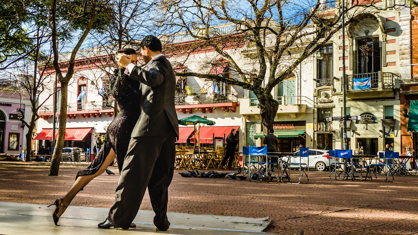 BUENOS AIRES, ARGENTINA - JULY 11, 2016: Two unidentified tango dancers performing at Plaza Serrano in San Telmo neighborhood; Shutterstock ID 472348696; purchase_order: 65050; job: Online Editorial; client: Daniel Fahey; other: GL 65050/Online Editorial/Daniel Fahey/Iconic weddings
472348696
