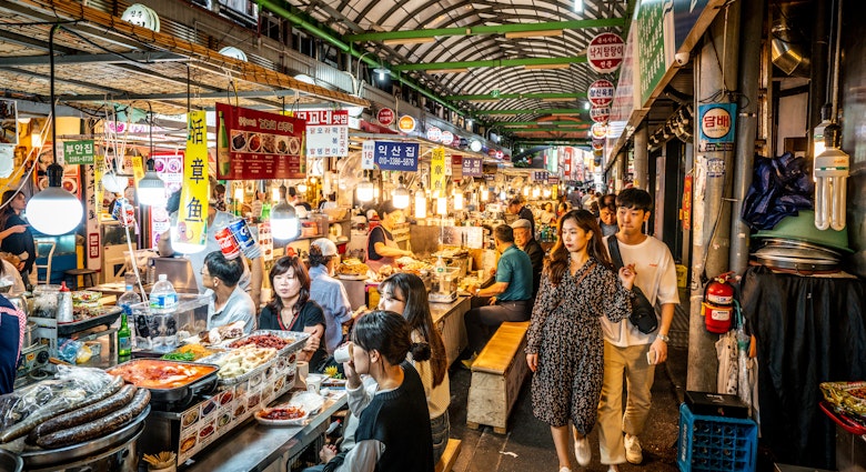 Seoul Korea , 21 September 2019 : View of an alley of the Kwangjang market at night with people eating street food at stalls
1180723358
kwangjang, market, gwangjang, kwang, jang, gwang, inside, couple, korean, stalls, evening, view, dongdaemun, stand, traditional, streetfood, persons, lane, jongno, jongo-gu, place