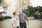 Senior tourist couple walking in front of La sagrada familia, Barcelona. Catalonia, Spain
1372549362