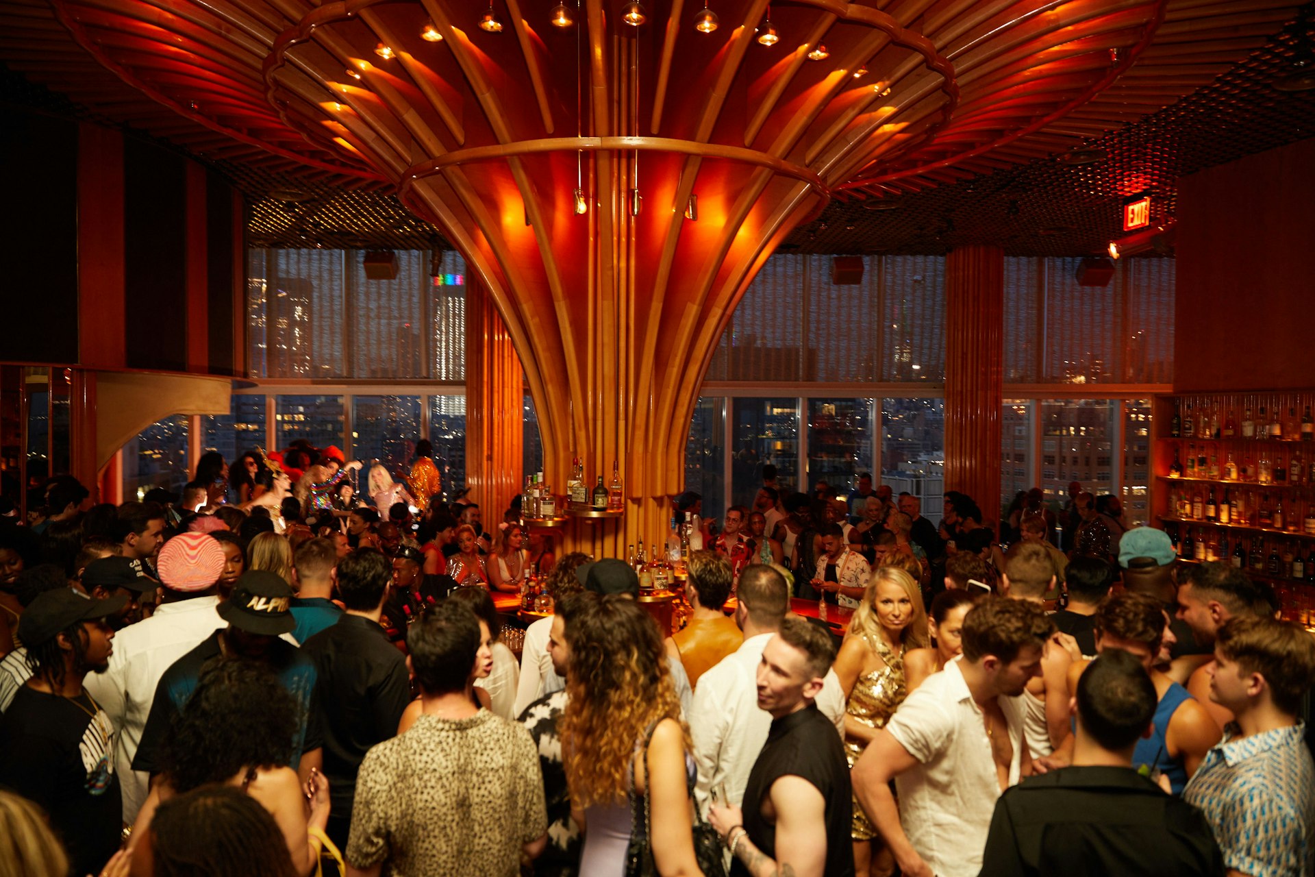 A party at Boom Boom Room, The Standard, Meatpacking District, New York City, New York, USA