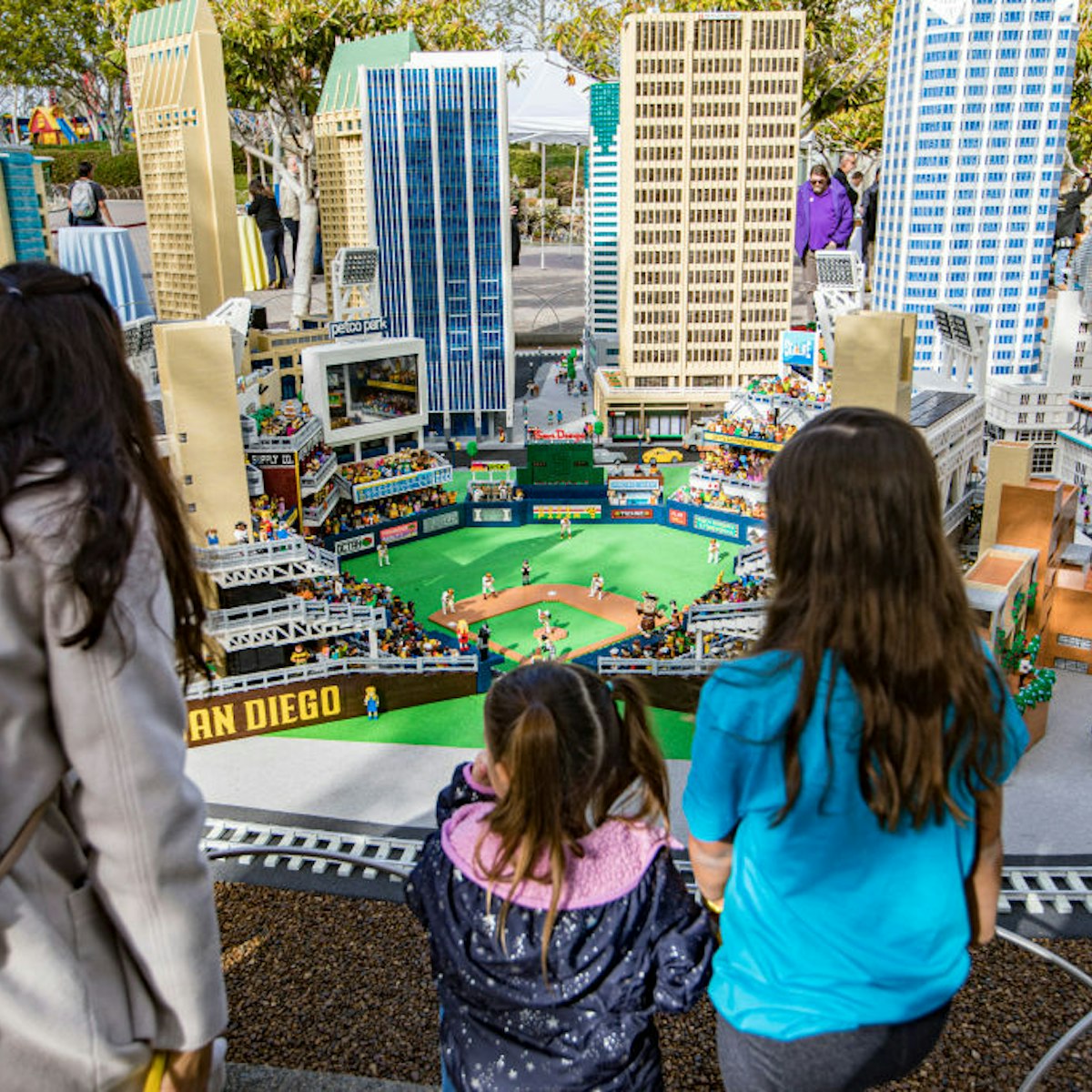 CARLSBAD, CALIFORNIA - MARCH 23: Visitors check out a miniature Petco Park made of LEGO brick at the Grand Opening of MINILAND San Diego at LEGOLAND California on March 23, 2023 in Carlsbad, California. (Photo by Daniel Knighton/Getty Images)
1475630417
theme park