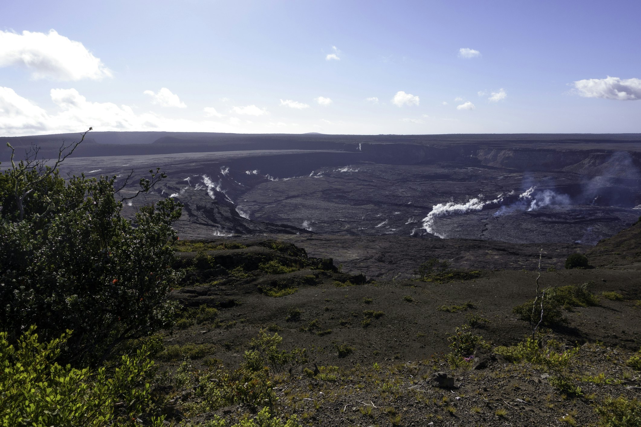 This is a shot of the Kilauea Volcano from the Kilauea Overlook in the Hawaii Volcanoes National Park, this is a panoramic shot of the caldera of the large Volcano on the south side of The Big Island of Hawaii
1488714858