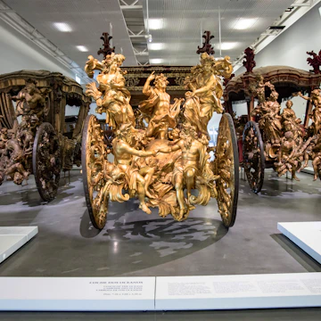 The Coach of the Oceans (C) is pictured in the National Coach Museum (Museu Nacional dos Coches) in Lisbon, Portugal on July 7, 2023. (Photo by Emmanuele Contini/NurPhoto via Getty Images)
1513202889
daily life, nurphoto, oceans, national coach museum, july 7, emmanuele contininurphoto