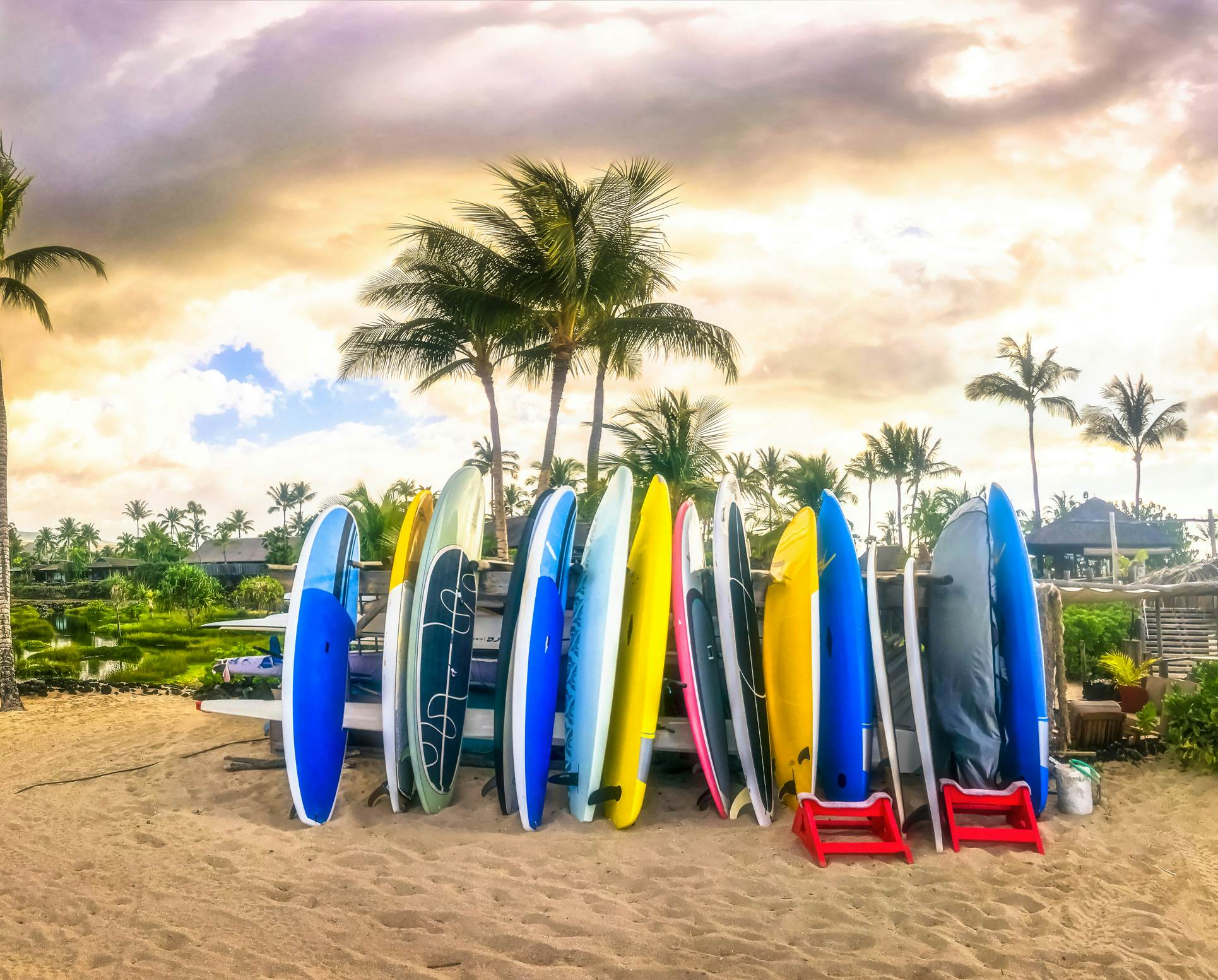 Surfboards lined up at a outdoor recreation beach spot in the beautiful tropics. Kukio Beach, Big Island, Hawaii, USA. Kikaua Point Park.
896972932
kukio beach, kikaua point, waiakuhi, kahuwai bay
