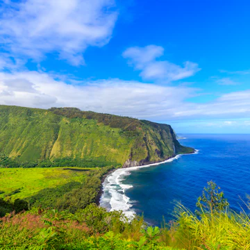 Big Island coastline, as seen from the Waipi'o Valley Lookout.
476130002
Water, Meadow, No People, Grass, Copy Space, Big Island - Hawaii Islands, Sky, Nature, 2015, Cloud - Sky, Photography, Horizontal, Sea, Tree, Pacific Ocean, North America, Hawaii Islands, Outdoors, Pacific Islands, Valley, Mountain, Scenics - Nature, USA, Waipio Valley