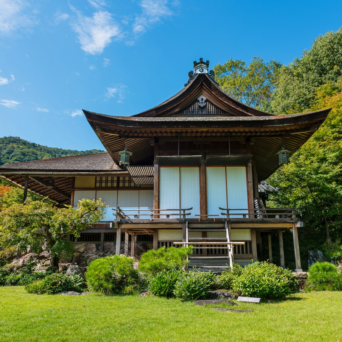 500745590
2015; Arts Culture and Entertainment; Asia; Autumn; Buddha; Buddhism; Building Exterior; Built Structure; Bush; Cultures; East Asian Culture; Famous Place; Foliage; Forest; Formal Garden; Grass; Green Color; Higashiyama-ku - Kyoto; History; Holiday Villa; Horizontal; House; Japan; Japanese Culture; Japanese Garden; Katsura; Kyoto City; Kyoto Prefecture; Leaf; Monument; Mountain; No People; Ornamental Garden; Outdoors; Photography; Pinaceae; Pine Tree; Place of Worship; Religion; Rinzai Zen Buddhism; Royalty; Shrine; Spirituality; Temple - Building; Travel; Travel locations; Tree; Villa; Wood - Material; Zen-like;
Kyoto, Japan - October 5, 2015: Japanese gardens and main house (Daijokaku) in the Okochi Sanso villa in Arashiyama, Kyoto, the former home and garden of the Japanese period film amor Denjiro Okochi.