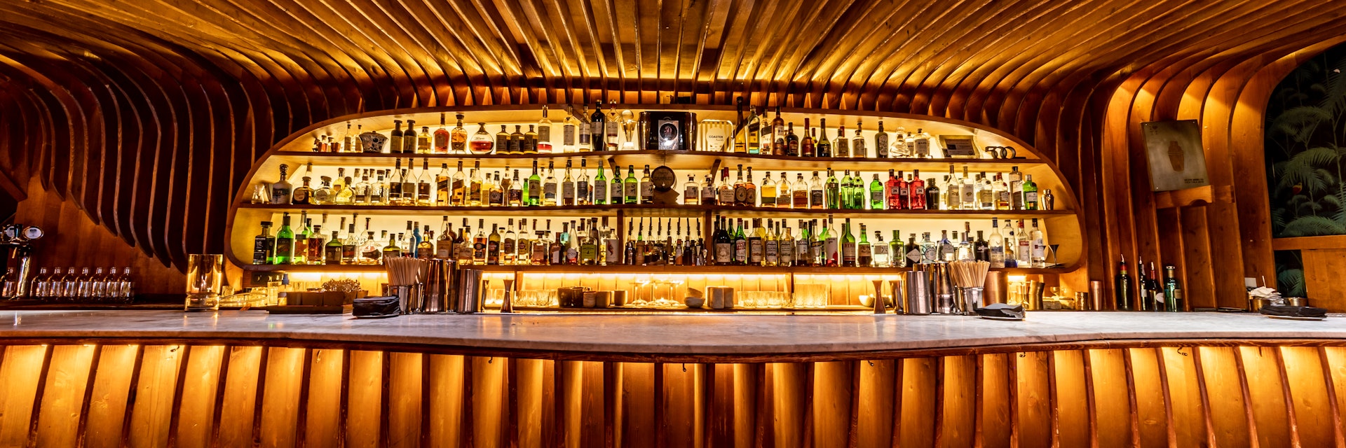 Paradiso is a dramatic, dimly lit haunt offering imaginative cocktails & classic bar bites, plus mixology classes. Ranked one of the best bars int he world.