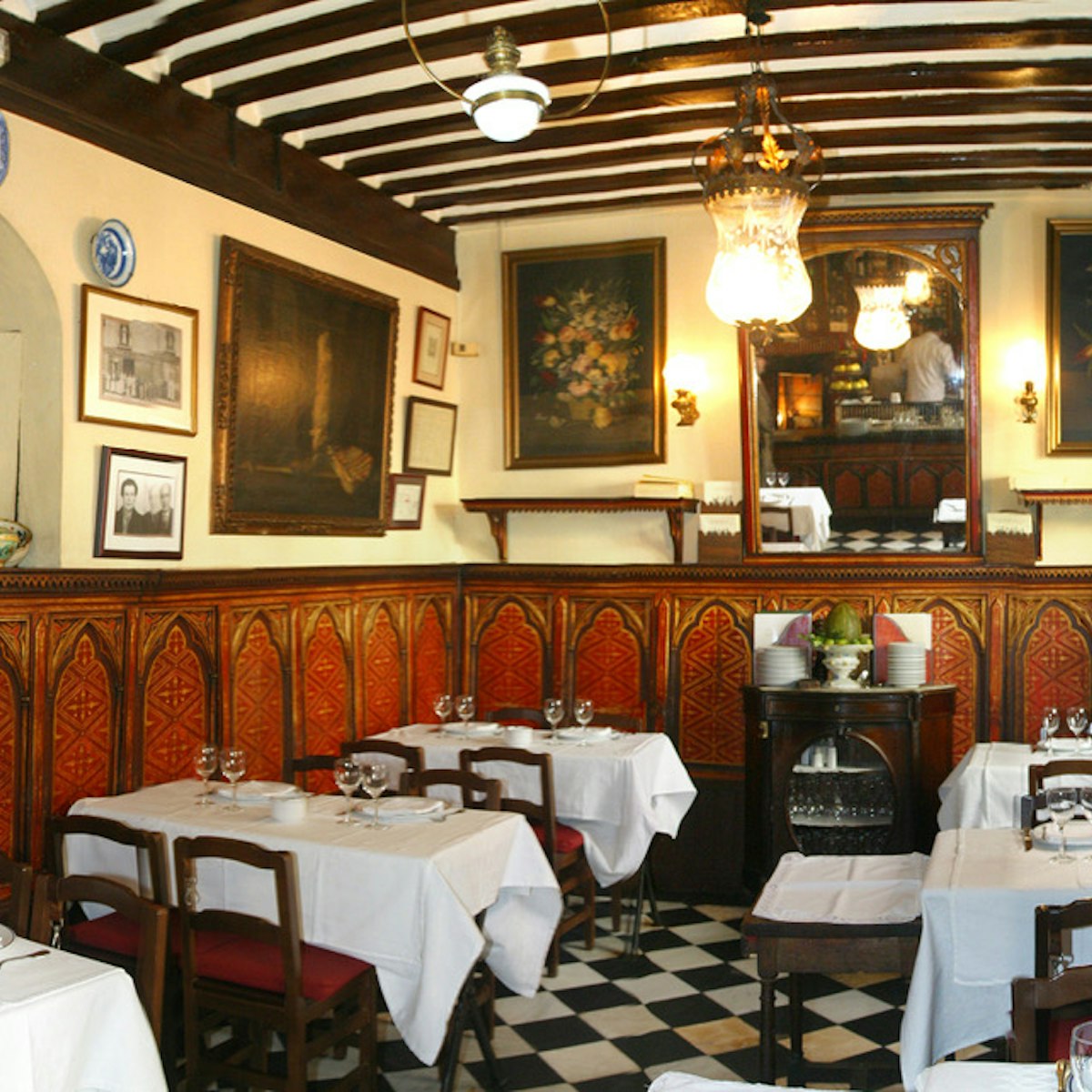 Sobrino de Botín is a Spanish restaurant in Madrid, The artist Francisco de Goya worked in Café Botín as a waiter while waiting to get accepted into the Royal Academy of Fine Arts. The restaurant is mentioned in an Ernest Hemingway novel and the book Fortunata y Jacinta by Benito Pérez Galdós.
