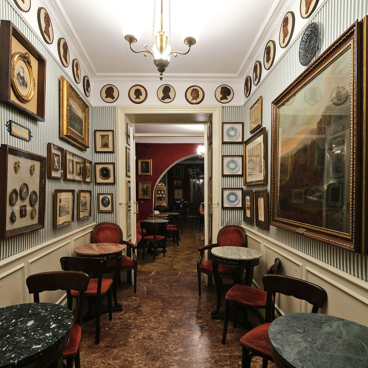 Rome, Antico Caffè Greco: Keats & Byron drank coffee at the marble tables of this celebrated, richly-ornate 18th-century cafe.