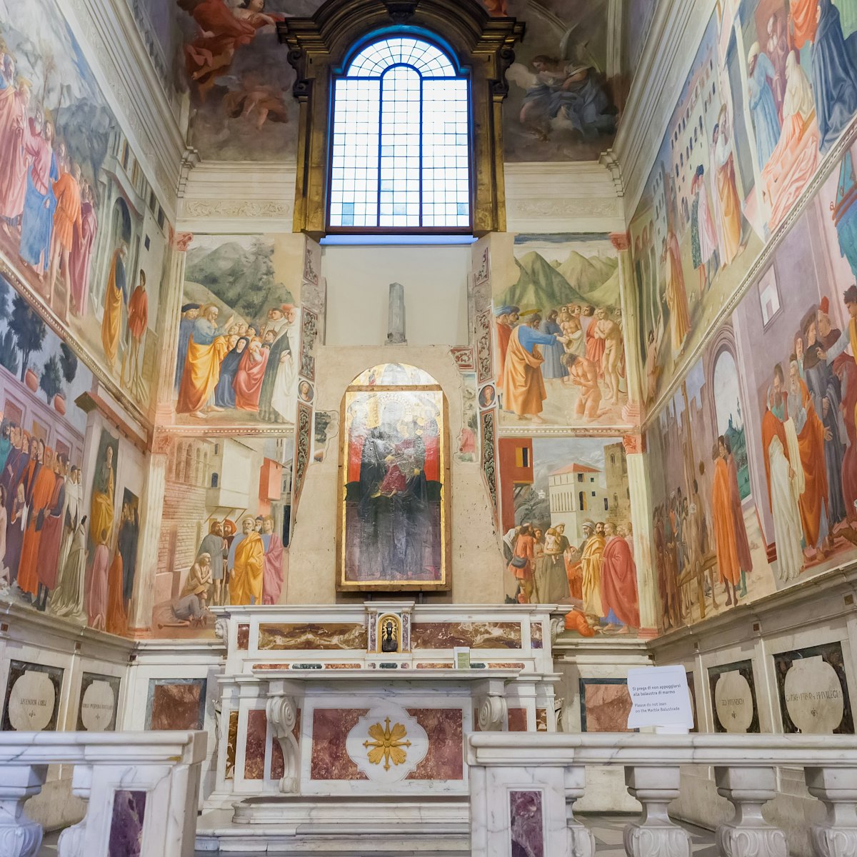 Brancacci Chapel in the Church of Santa Maria del Carmine, famous of Renaissance frescoes, Florence
