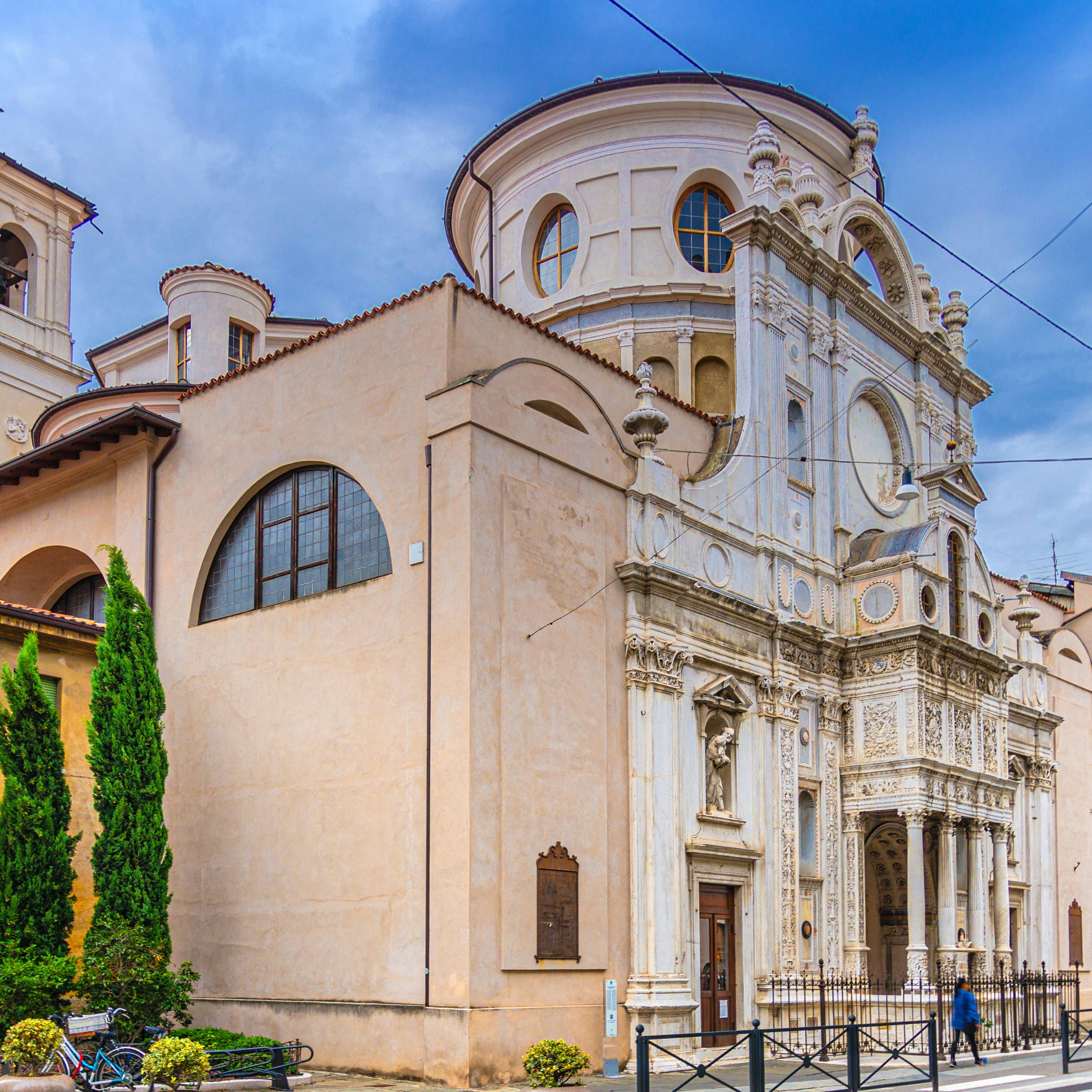 Chiesa di Santa Maria dei Miracoli primo santuario Civico Saint Maria of Miracles catholic church Renaissance-style building, Brescia city historical centre, Italian churches, Lombardy, Northern Italy