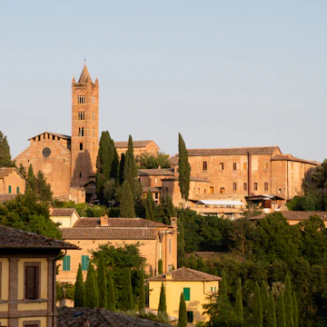 Basilica di San Clemente in Santa Maria dei Servi Church in the Valdimonte Quarter of Siena, Tuscany, Italy