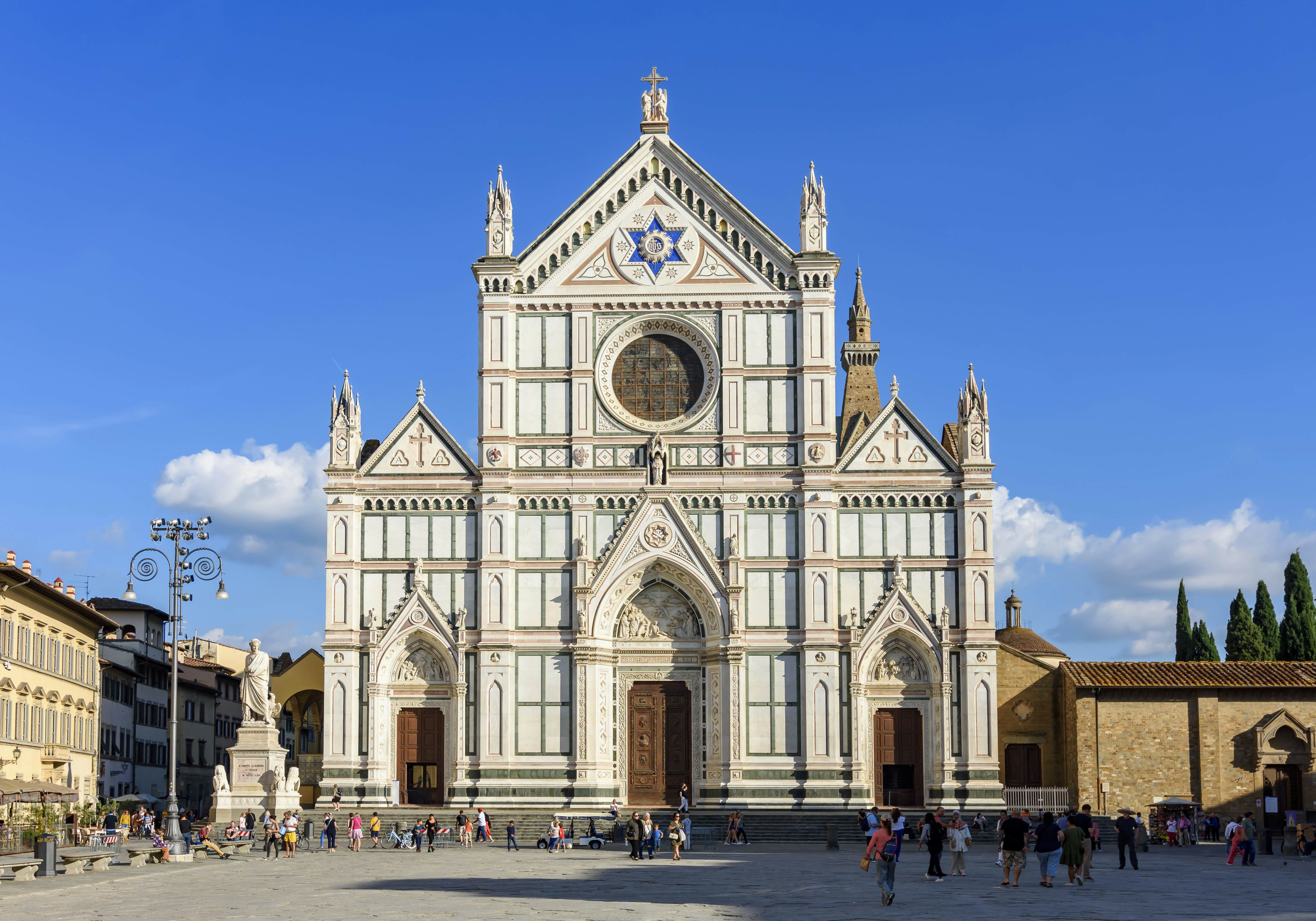 Basilica of the Holy Cross (Santa Croce) in Florence, Italy