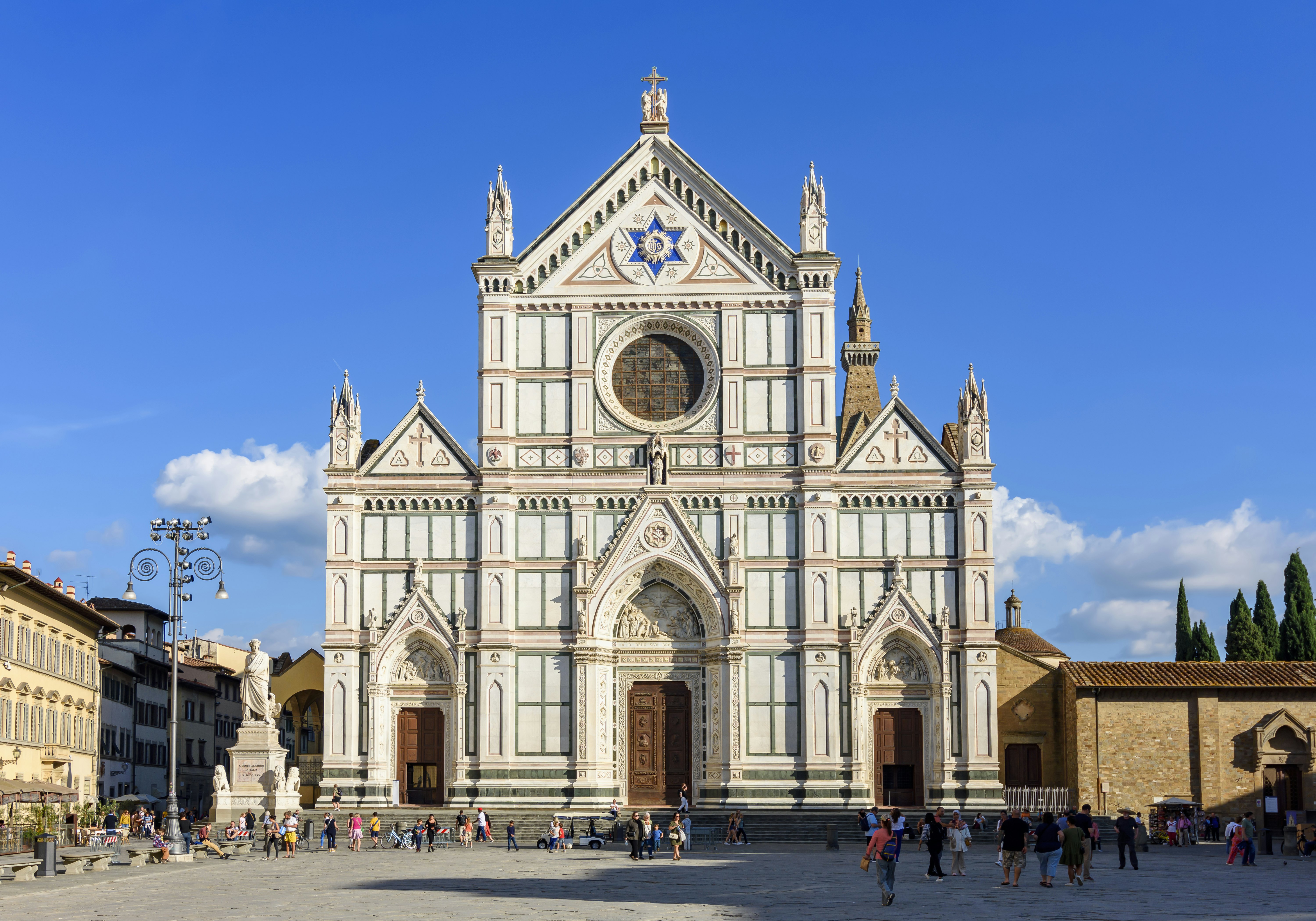 Basilica of the Holy Cross (Santa Croce) in Florence, Italy