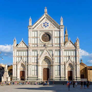 Basilica of the Holy Cross (Santa Croce) in Florence, Italy