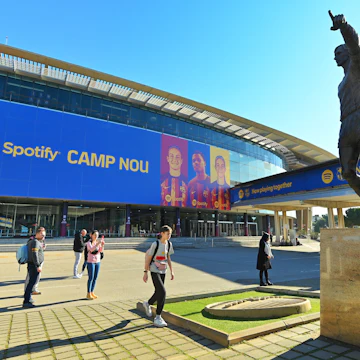 Barcelona, Spain – February 03, 2023: The beautiful Camp Nou stadium exterior on a sunny day in Barcelona, Spain
Barcelona, Spain – February 03, 2023: The beautiful Camp Nou stadium exterior on a sunny day in Barcelona, Spain
1482366803
grand, buildings, towering, view, crowd, sports, structure, exterior, skyline, urban, vast, expanse, landscape, barcelona, psain
The beautiful Camp Nou stadium exterior on a sunny day in Barcelona, Spain