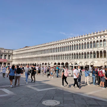 The National Archaeological Museum is a museum in Venice. The building that encloses the far end of the Piazza San Marco