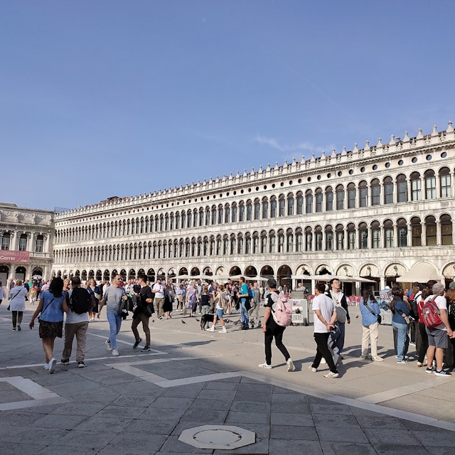 The National Archaeological Museum is a museum in Venice. The building that encloses the far end of the Piazza San Marco