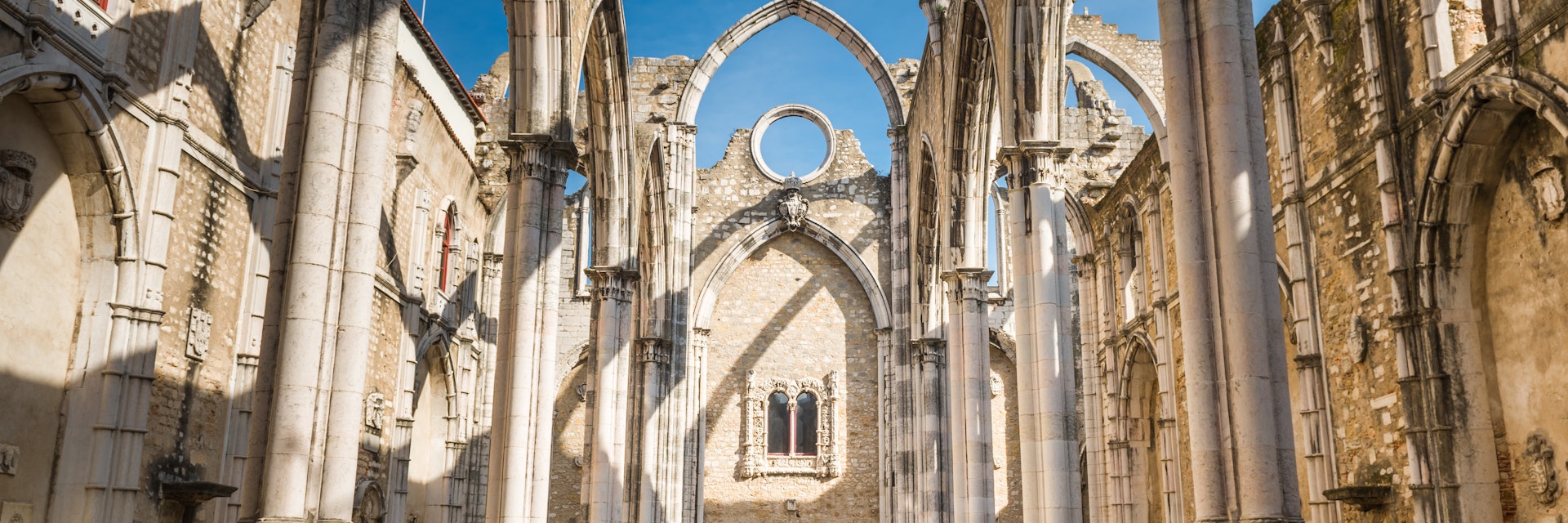 Lisbon, Portugal - 12. October 2015. Interiors of the roofless Carmo Convent in Lisbon, ruined by the earthquake
496913698
Travel, Building Exterior, Nave, Convent, Gothic Style, Blue, Damaged, Open, Construction Industry, Architecture, Outdoors, Image, Lisbon, Portugal, Europe, Earthquake, Sky, Roof, Cathedral, Church, Old Ruin, Built Structure, Carmo, roofless