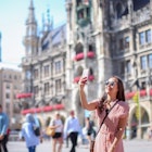Woman tourist smiling while making selfie at Marienplatz town hall in Munich,Germany on sunny day.girl traveling in European city; Shutterstock ID 1144852844; GL: 65050; netsuite: Online ed; full: Munich best things; name: Claire naylor
1144852844