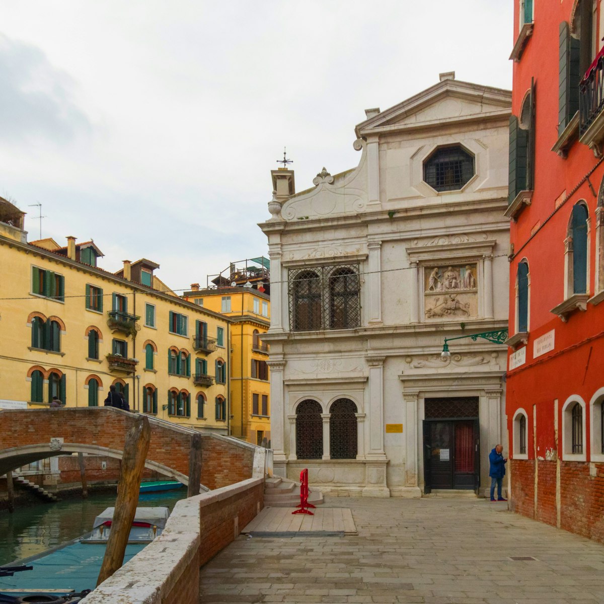 The building of the Scuola Dalmata dei Santi Giorgio e Trifone that hosts inside the paintings of Carpaccio
