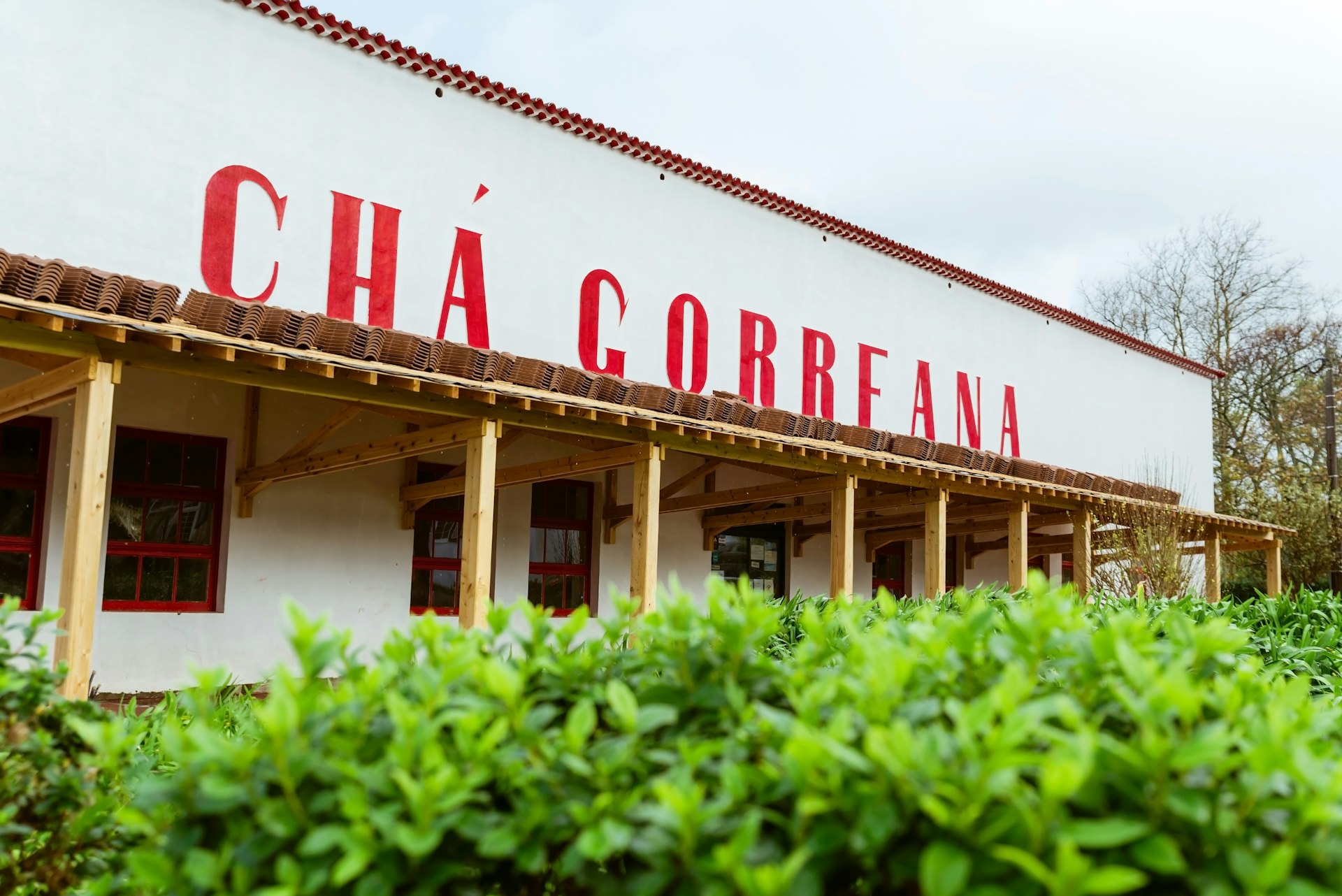 Front of Fábrica de Chá Gorreana (Gorreana Tea Factory), São Miguel, Azores, Portugal