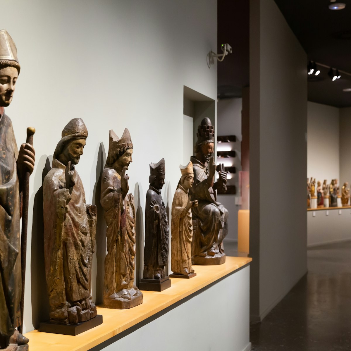Museum of Frederic Mares in Barcelona. Sculpture collection - gothic, middle ages