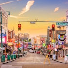 MEMPHIS, TENNESSEE - AUGUST 25, 2017: Blues Clubs on Beale Street at dawn.; Shutterstock ID 705893698; GL: 65050; netsuite: Online ed; full: Memphis for free; name: Claire naylor
705893698