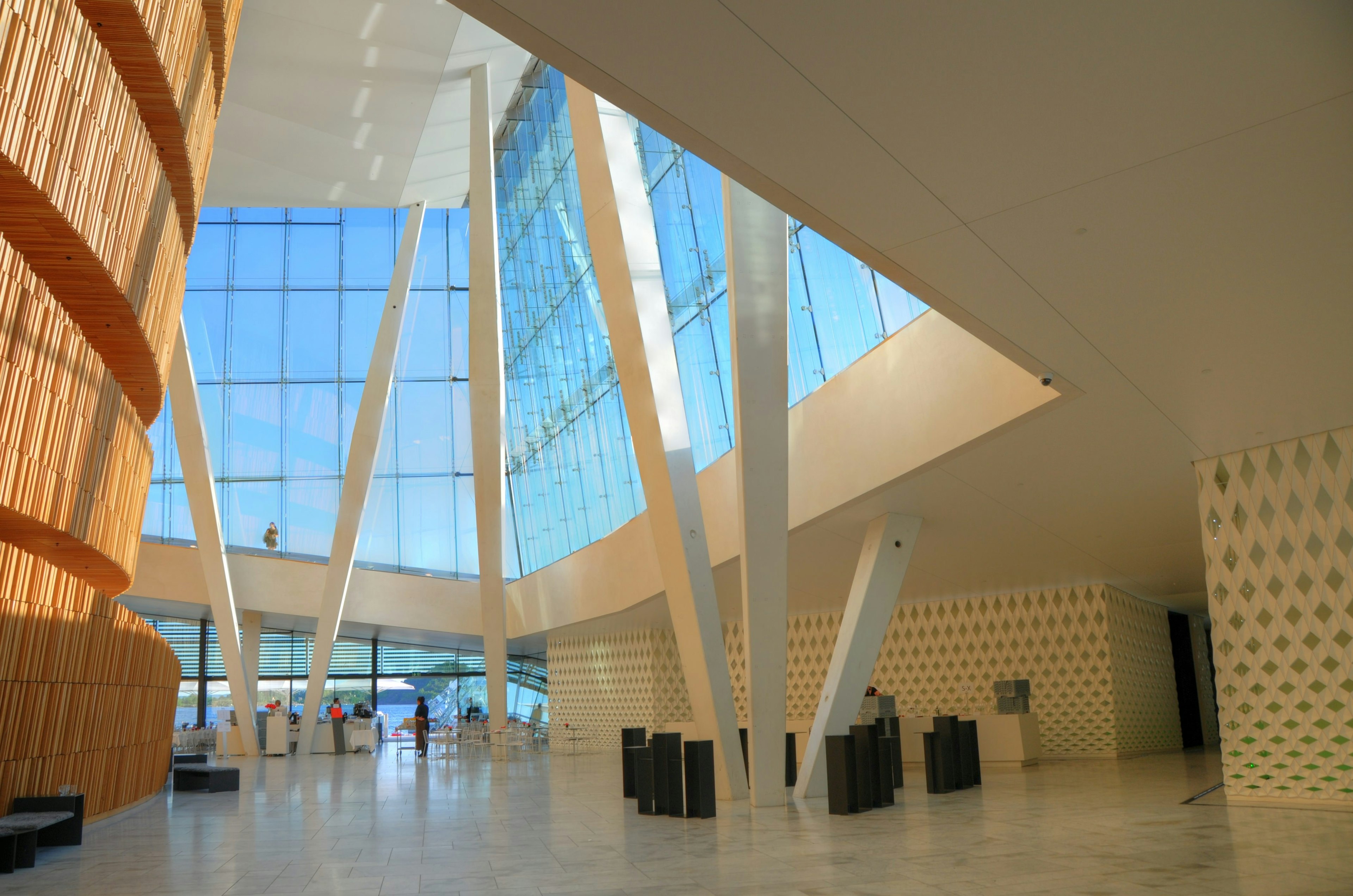 Interior of the Oslo Opera House in Oslo, Norway