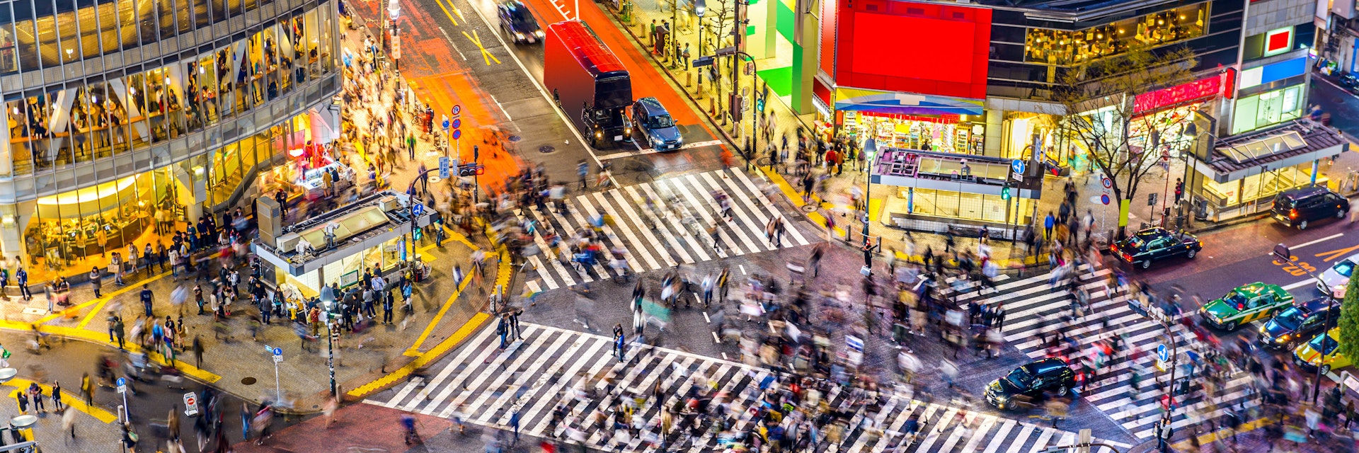 Tokyo, Japan view of Shibuya Crossing, one of the busiest crosswalks in the world.
aerial, architecture, asia, asian, billboards, buildings, business, city, cityscape, commercial, cross, crosswalk, crowd, district, downtown, dusk, evening, famous, futuristic, japan, japanese, landmark, lights, location, metropolis, metropolitan, modern, morning, night, office, pedestrian, people, place, plaza, road, scene, scenery, scenic, shibuya, shopping, signs, skyline, skyscrapers, square, street, tokyo, twilight, urban, view, walk