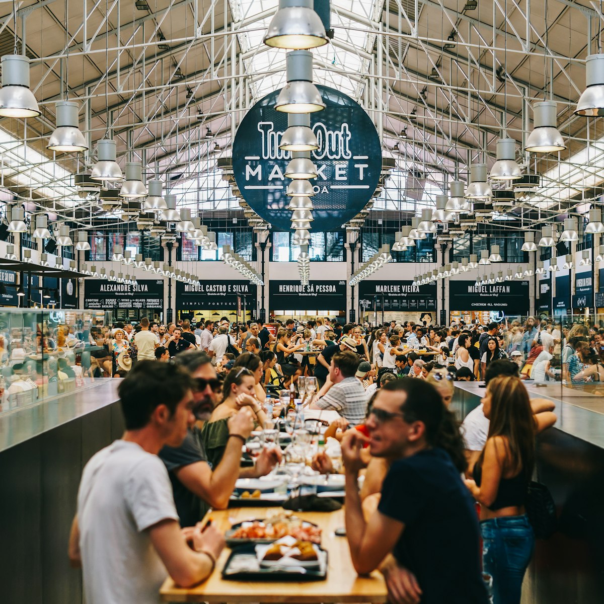 AUGUST 12, 2017: People dining inside the Time Out Market food hall in Mercado da Ribeira at Cais do Sodre.
735922567
architecture, attraction, building, business, cais, cais do sodre, city, crowd, cuisine, culture, eat, events, exposure, festival, food, food hall, food lover, food lovers, food shop, food store, fresh, hall, inside, interior, international, leisure, life, lisboa, lisbon, major, market, mercado, people, portugal, portuguese, restaurant, ribeira, shop, sodre, store, tasting, time, time out, tourist, touristic, traditional, travel, urban