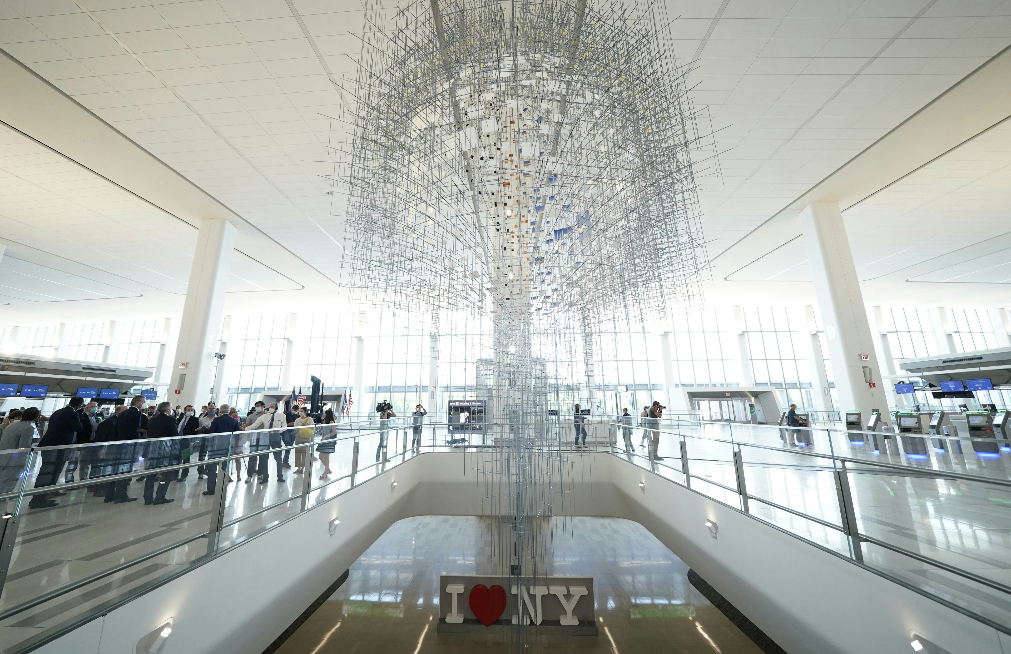 LaGuardia Airport’s newly renovated Terminal B, Queens, New York City, New York, NYC