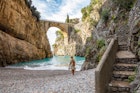 Young Beautiful Woman Admiring Fiordo Di Furore Beach At Positano,Amalfi,Italy
1326101726